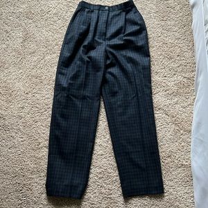 Pleated Wool Trousers